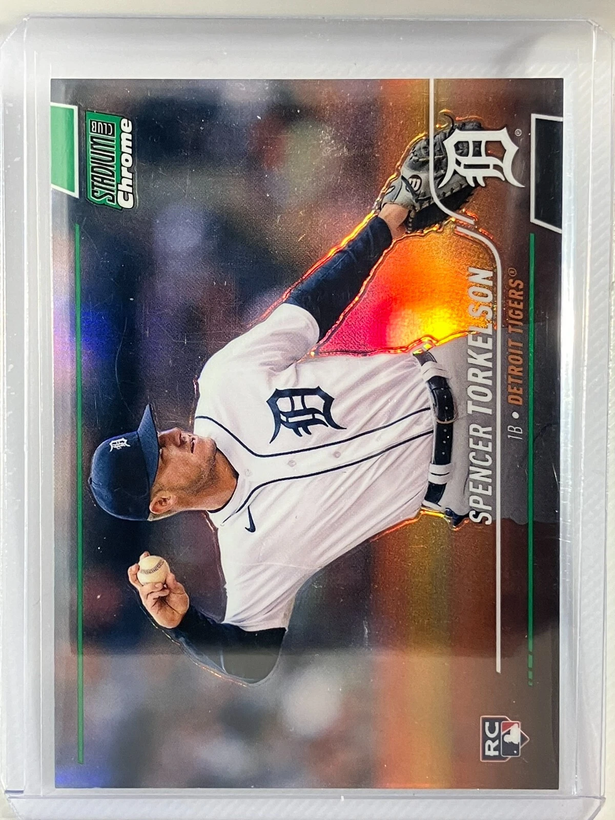 2022 Topps Stadium Club - Spencer Torkelson #167 Chrome /99 GREEN CARD