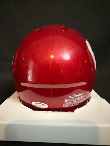 Brian Bosworth Signed Oklahoma Sooners Speed Mini Helmet (Schwartz) - Picture 5 of 7
