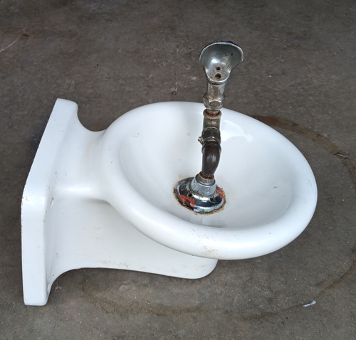 Vintage STANDARD Porcelain Water Drinking Fountain Bubbler Complete Wall Mount - Picture 3 of 10