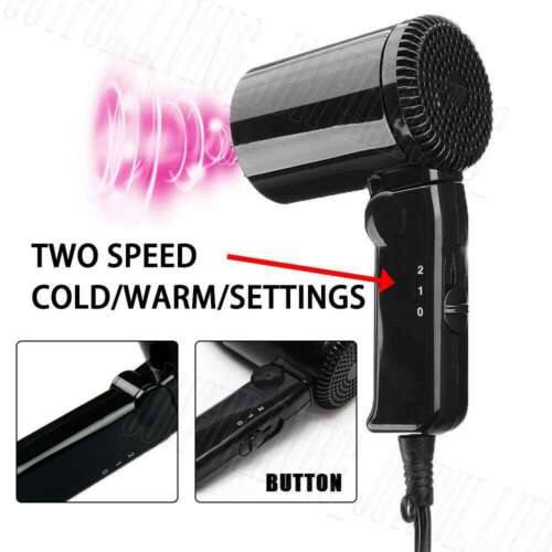 Car Hairdryer 12V Portable Hair Dryer Dry Glass Defroster Car Camping Travel AU - Picture 3 of 12