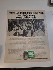Kelly Springfield Tires 1971 Vintage PRINT AD  10x13
