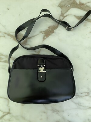 courrèges GRAINED LEATHER CROSS BODY BAG Bags Women - courrèges