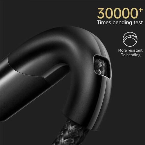 Long Lasting Nylon For Type C/iPhone USB C Mcdodo LED Fast Charging Cable - Picture 6 of 16