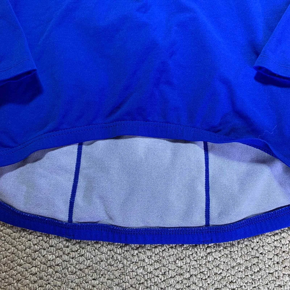 Suéter Jersey Nashbar Mujer Talla Mediana Azul Ciclismo 1/2 Cremallera Pullover Foto 3 de 4