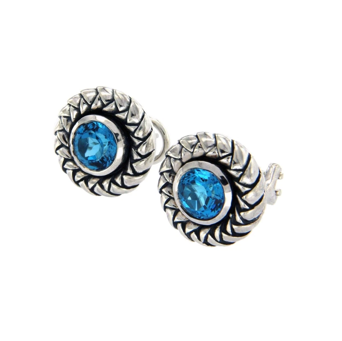 Scott kay deals blue topaz earrings