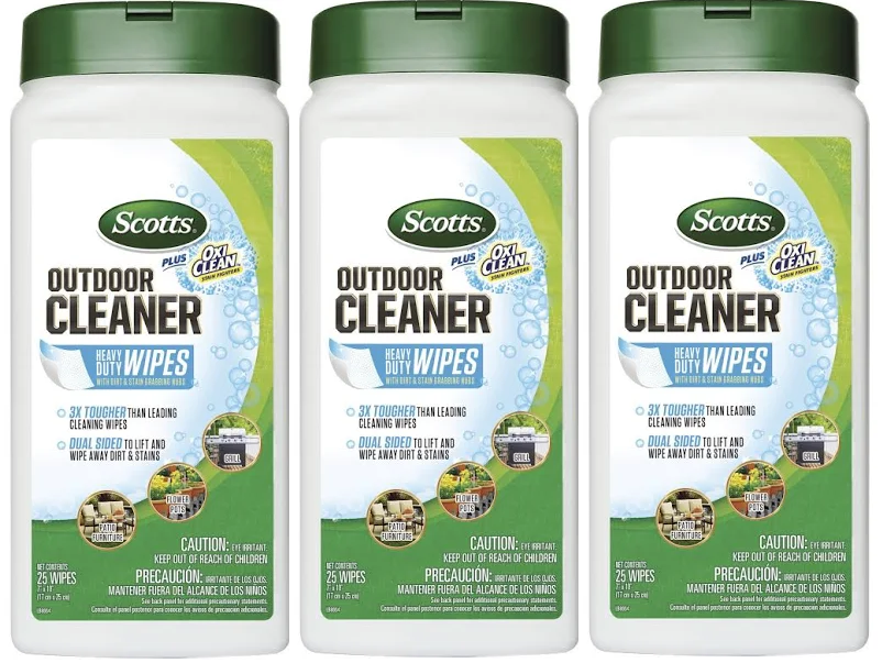 (Pack of 3) Scotts Outdoor Cleaner Plus­ OxiClean Heavy Duty 25 Ct eBay