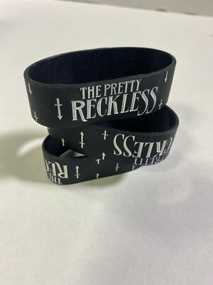The Pretty Reckless  3 SILICONE RUBBER WRISTBAND BRACELET  OFFICIAL MECRHANDISE!
