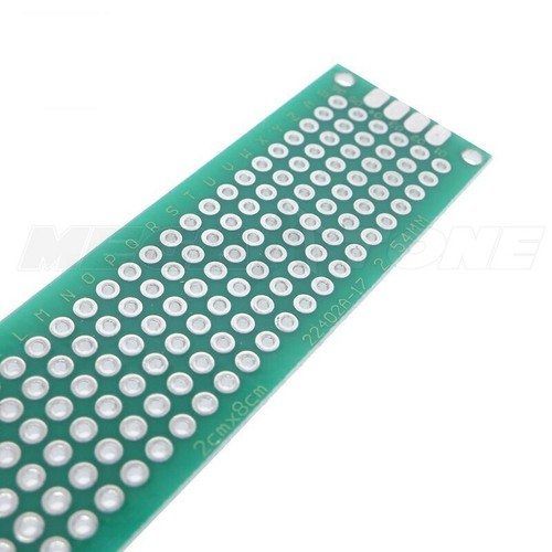 2x8 cm Double Sided Prototype Circuit Breadboard PCB Universal Series USA SELLER - Picture 4 of 8