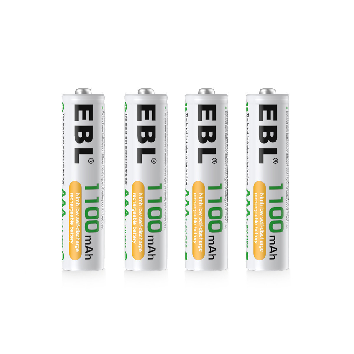 EBL AA 2800mAh (4 Pack) and AAA 1100mAh (4 Pack) Rechargeable Batteries