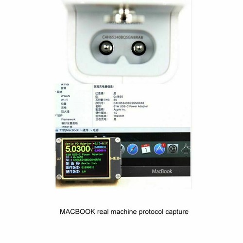 WEB-U2 USB Current / Voltage Meter QC4+ PD3.0 2.0 PPS Fast Charge Protocol Test - Afbeelding 11 van 12