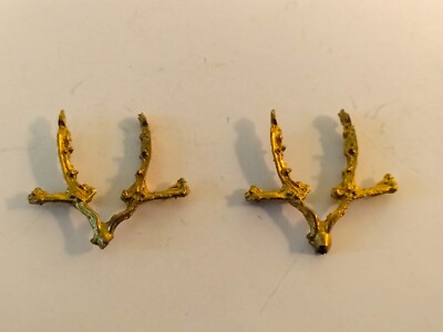 Ship Model Fittings Parts 2 Brass Decor 30 x 24mm