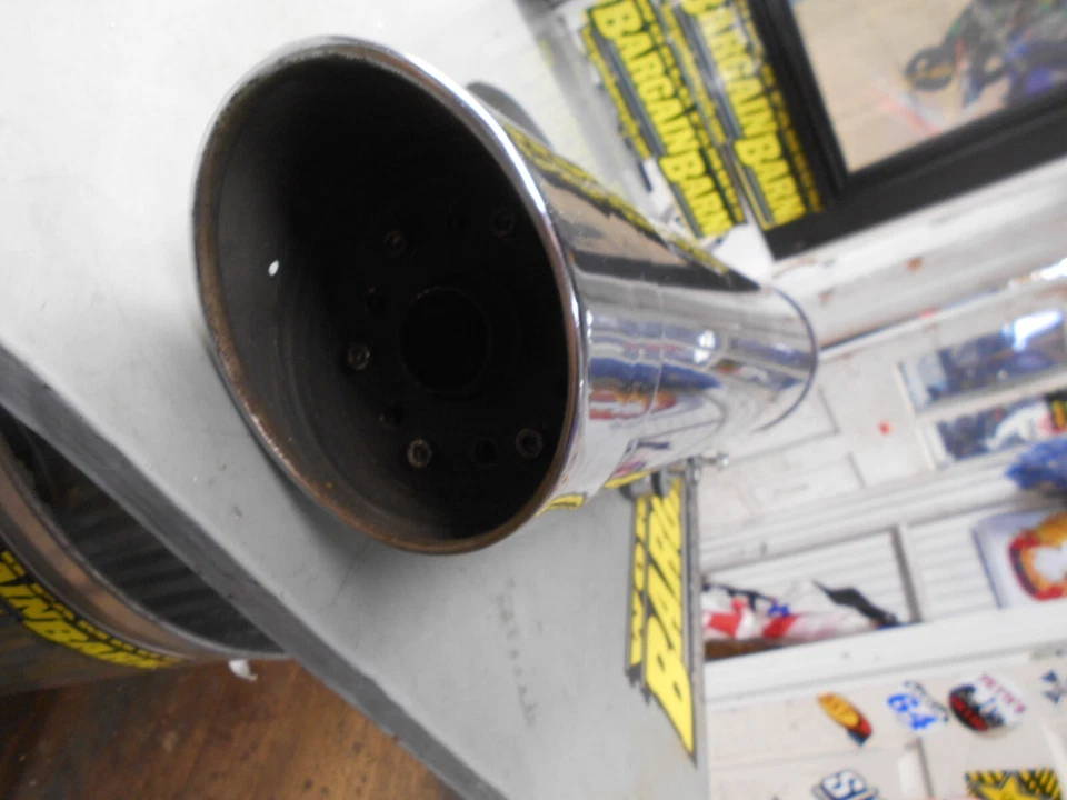 09 Hyosung GT650R STOCK OEM  Exhaust Pipe Muffler Slip On Can Silencer - Image 3 of 4