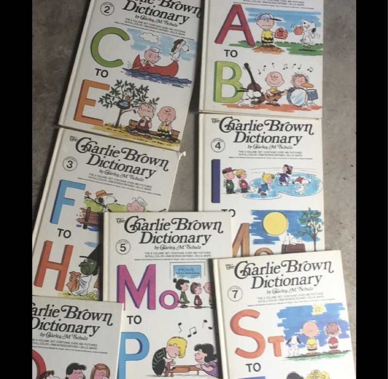Vintage Charlie Brown & Snoopy Books 