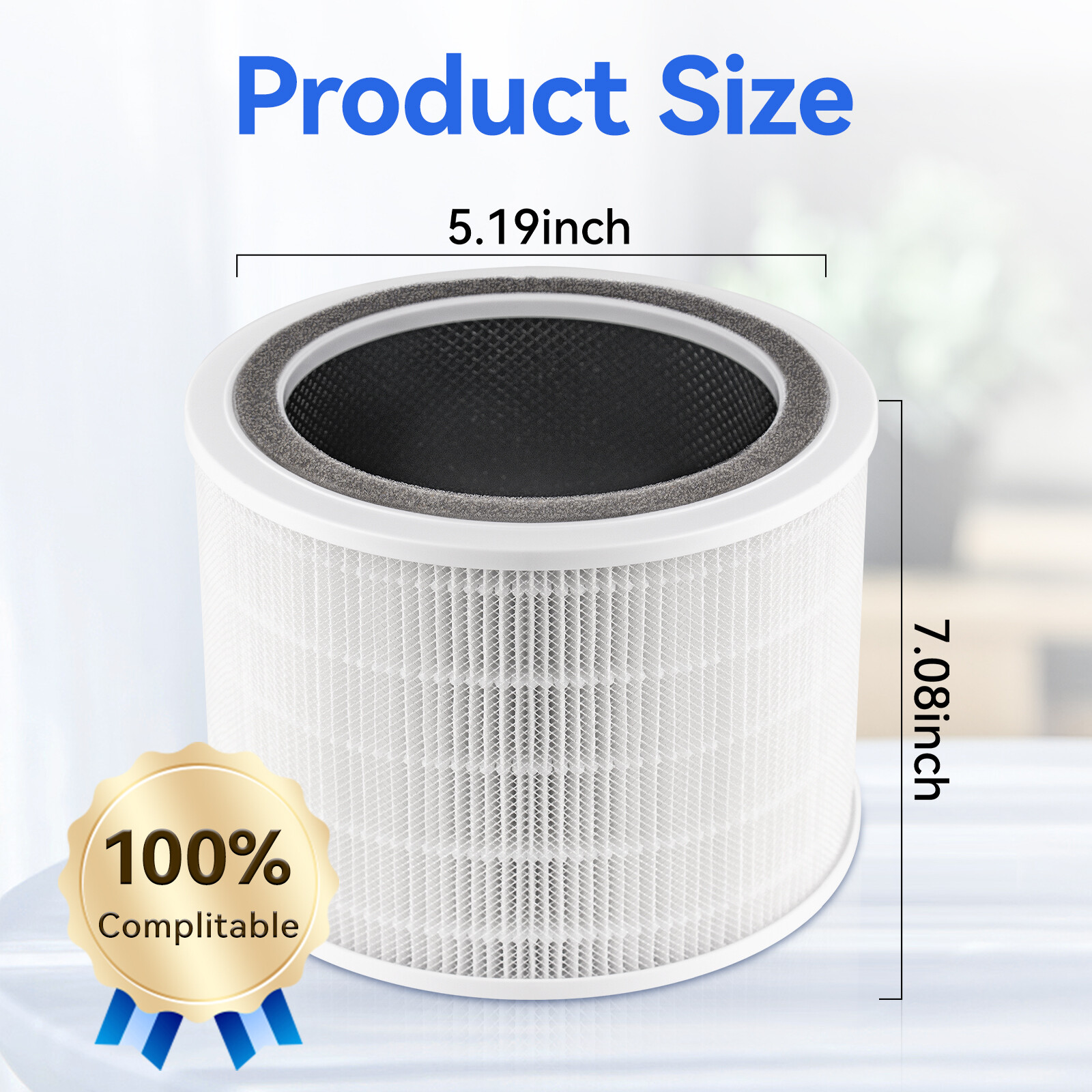 Replacement Filter for LEVOIT Core 200S Smart WiFi Air Purifier, 3-in-1 H13 Hot