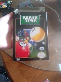 Break Time: The National Pool Tour (Nintendo, 1993) NES CIB  great condition