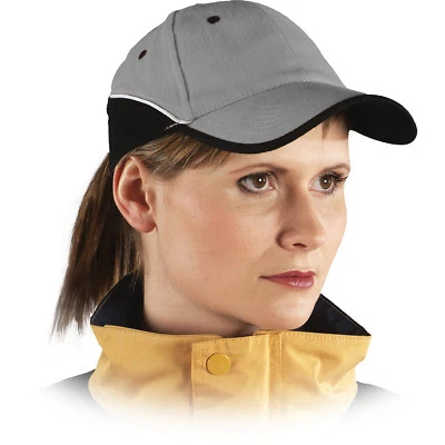 Cappy Kappe Cap Mütze Schirmmütze Modern Top Qualität Grau Schwarz Gr. 57-61 NEU - Bild 1 von 2