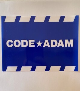 Code Adam Window Decal - Self Adhesive  - Missing and Exploited Children