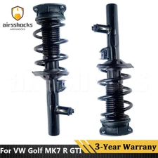 2X Front Electric Shock Struts Assys Fit VW Golf MK7 R GTI Seat Leon 2015-2020