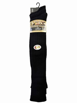 Herren Lammwollmischung Gummistiefel Socken lang Gummistiefel Hose UK Größe: 6-11