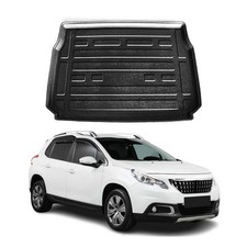 Kofferraumwanne Laderaumwanne für Peugeot 2008 2013-2019 Gummi TPE Schwarz