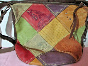 Fossil Patchwork Leather Purse | eBay