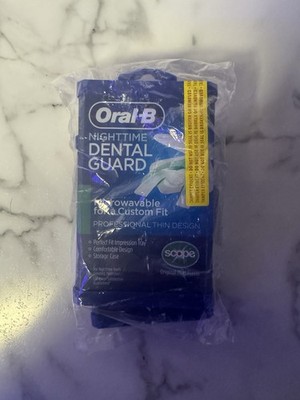 Oral-B Nighttime Dental Guard 2 Pack with Scope Flavor   Custom Fit   New Sealed