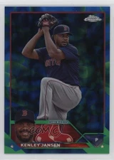 2023 Topps Chrome Update Blue & Green Lava Lamp Refractor /125 Kenley Jansen