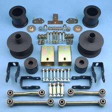 2018-2025 Wrangler JL 4WD 2.5" Front Rear Lift Kit+Extend Endlink+Shock Steel