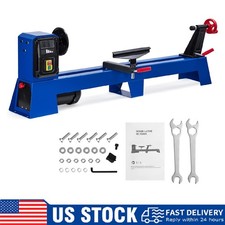 14"x40" Benchtop Wood Lathe Machine, 400W 4 Speed Wood Turning Latte Woodworking