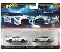 Hot Wheels Nissan Gtr Nismo GT3 R35 2 Pack 1:64 Modellauto Spielzeug Jdm Skyline