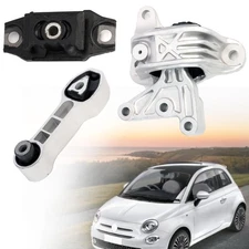Engine Motor and Transmission Bracket kit Fit for Fiat 500 2012-2018, Auto Mo...