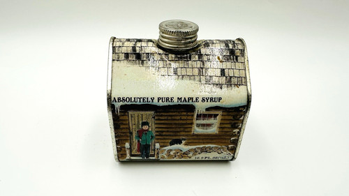 Vintage Absolutely Pure Maple Syrup 16.9 oz Tin