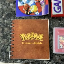 Gameboy Game Pokemon Red Version Complete In Box First Print Sandshrew Nintendo