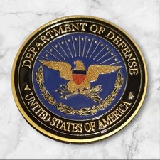 US Department of Defense DEPARTMENT OF DEFENSE Challenge Coin Collection Medal