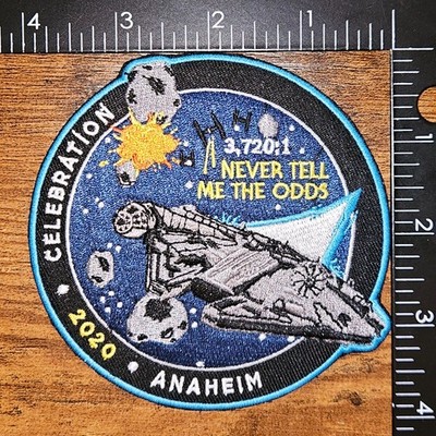 Star Wars Celebration 2020 Anaheim Never Tell Me the Odds Collectible Patch