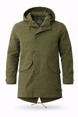 Levi s Two Horse Parka S Neu mit Etikett Grün Kapuze Herren
