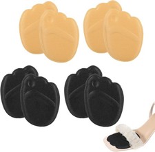 4 Pairs Shoes Inserts for Women Ball of Foot Cushions, Metatarsal Pads, High Hee