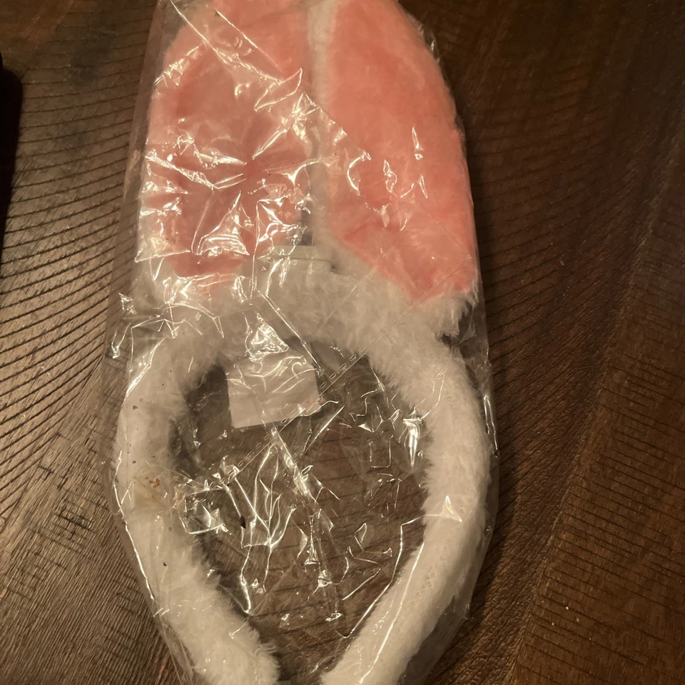 Diadema de conejito iluminada con orejas blancas/rosadas - Cottondale - OSFM - Nueva con etiquetas Foto 3 de 4