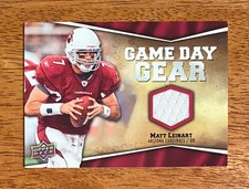 Matt Leinart 2009 Upper Deck Game Day Gear Jersey Arizona Cardinals