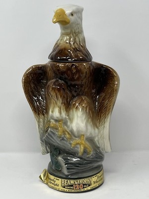 Jim Beam Eagle Decanter Beams Trophy 1966 Regal China Bourbon Bottle