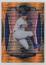 2021 Panini Select Premier Orange Pulsar Prizm /18 Victor Gonzalez #119 0c57