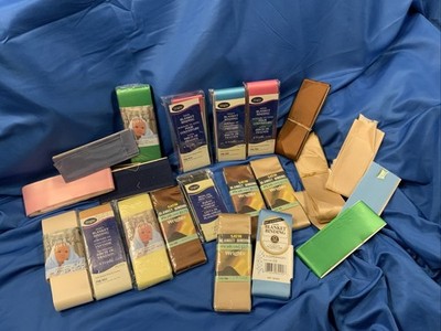 Lot Of 12+ Bonus  Wrights Satin Blanket Binding New  Old Stock Quilting Sewing