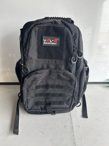 Val-r equipment 3 pistol range backpack 20" x14"x 9" Black