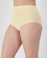 Bali Full Cut Brief Panties x2 Fit Stretch Cotton Underwear size XL/8