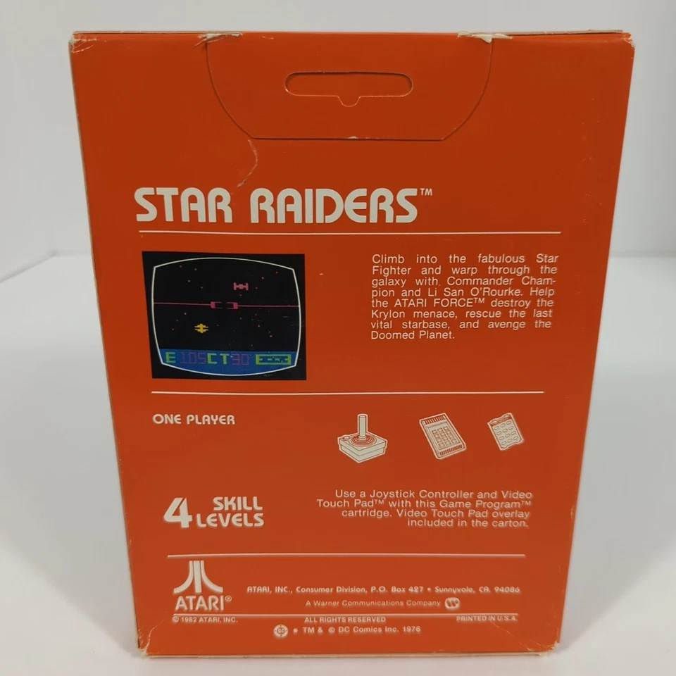Star Raiders (Atari 2600, 1982) Video Game Comic Book Complete Unopened Sealed - Image 2 of 4