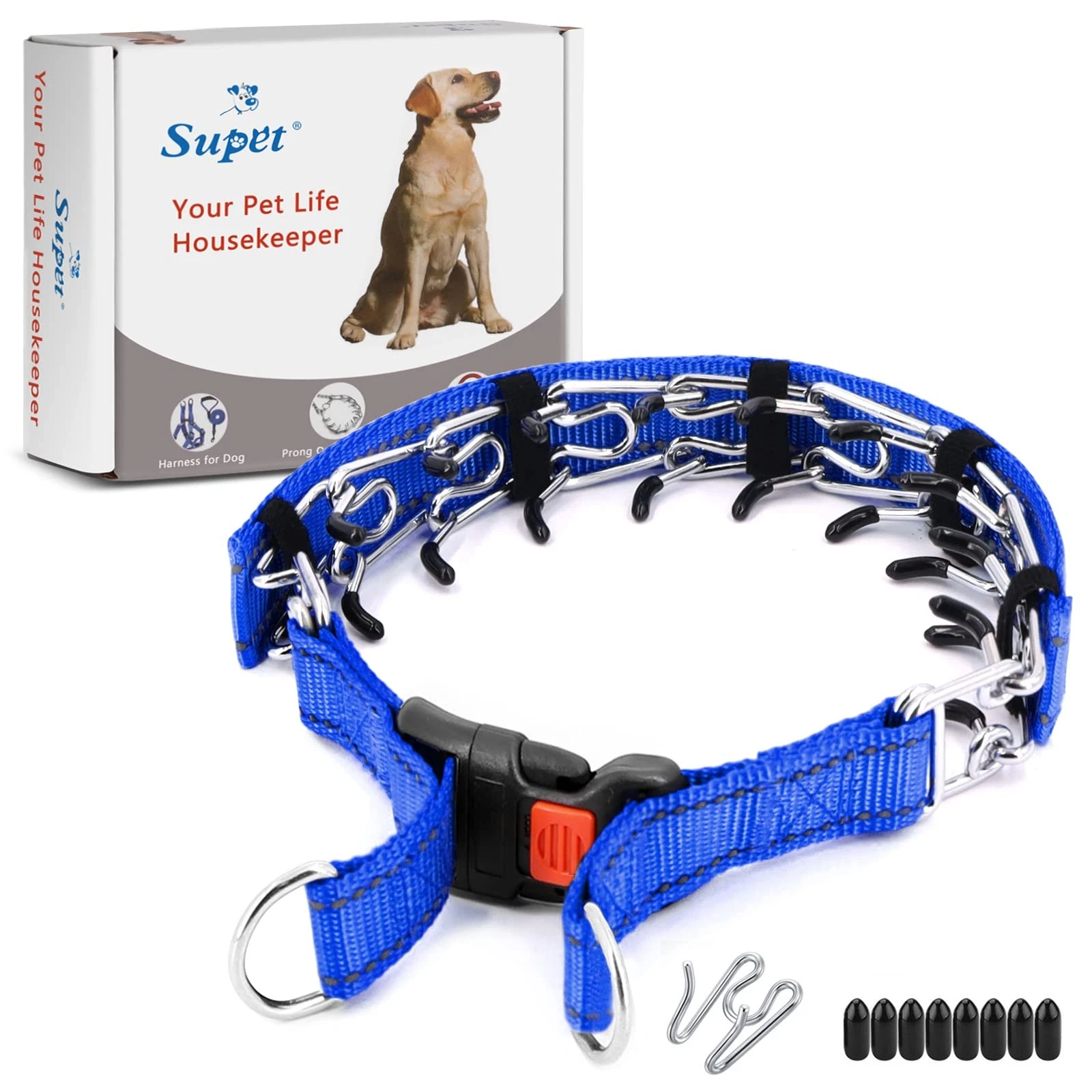 Dog Training Collar for Small Medium Large Dogs with Quick Release Buckle, Ad...
