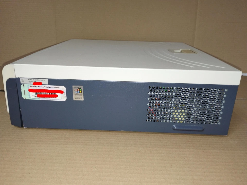 HP Vectra VL420 DT Beige Pentium 4 1500Mhz 256MB Windows 98 Retro Games - Imagen 3 de 4