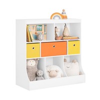 Sobuy Ausverkauf Kinder BüCherregal Kinderregal Mit 5 AblagefäChern KMB26-W