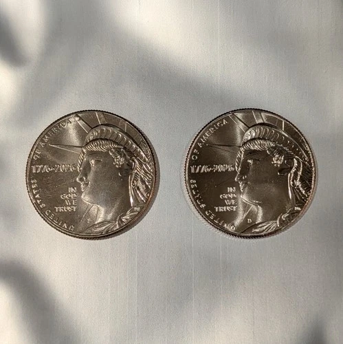 2026 P&D Enduring Liberty Half Dollar 2 Coin Set Semiquincentennial BU 1776-2026