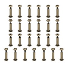 25set Phillips Chicago Screw M5x20mm Binding Post Screw, Bronze